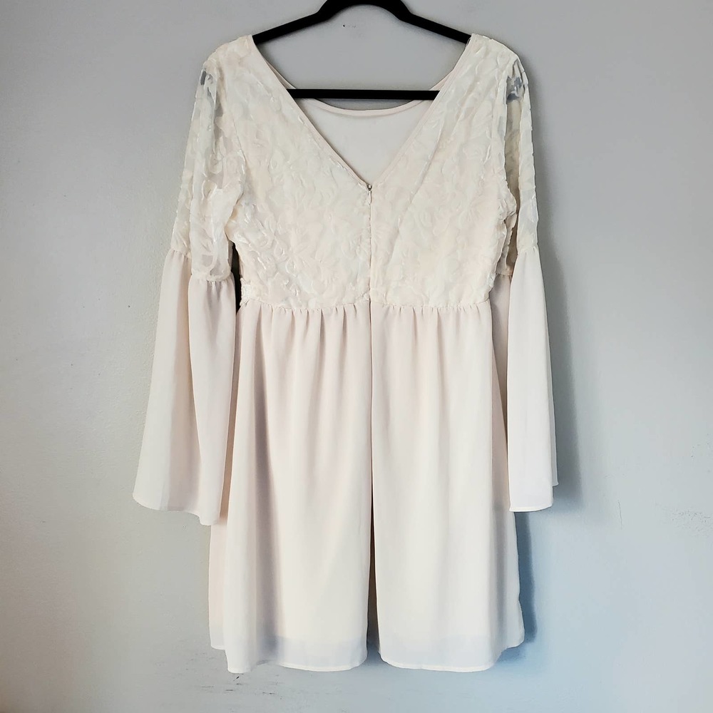 Flying Tomato velvet bell sleeve dress